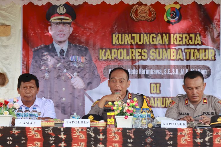 Kapolres Sumba Timur: Bangun Keharmonisan Melalui Etikat Baik dan Ketulusan