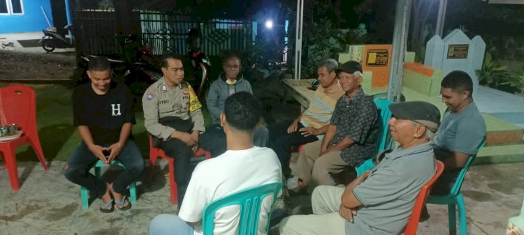 Bhabinkamtibmas Polres Sumba Timur Gencarkan Sosialisasi Anti Premanisme, Kapolres: Premanisme Tidak Boleh Diberi Ruang