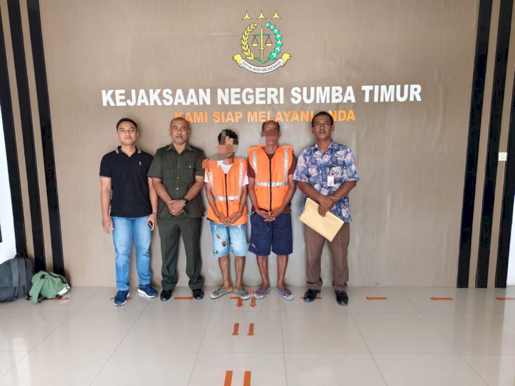 Polsek Pahunga Lodu Serahkan Tersangka Pencurian Geomembrane Milik PT MSM Ke Pihak Kejaksaan
