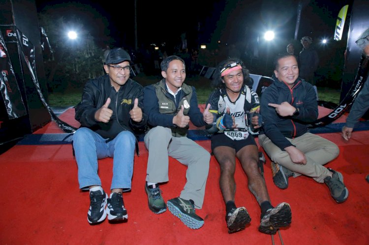 Kapolda NTB Lepas Peserta Rinjani 100 Kategori 36 KM dari Sembalun