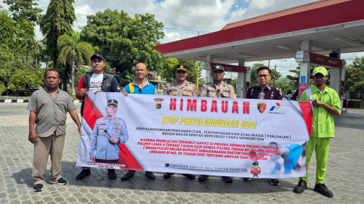 Lakukan Imbauan, Kapolres Sumba Timur Tegaskan Larangan Keras Terhadap Penyalahgunaan BBM Bersubsidi