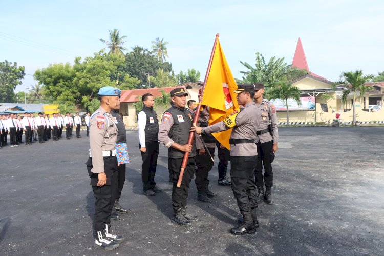 Polres Sumba Timur Resmi Lantik Pengurus KOP, Dorong Kinerja dan Prestasi di Bidang Olahraga