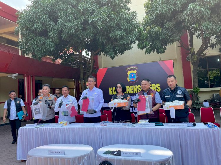 130 Kasus TPPO Terungkap, Bareskrim Polri Tegaskan Komitmen Lindungi PMI Lewat Konferensi Pers di Polda Sumut