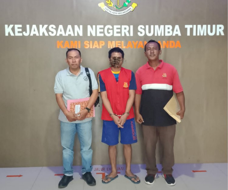 Konflik Sawah Berujung Maut, Tersangka EKK Diserahkan Polsek Kahaungu Eti ke JPU