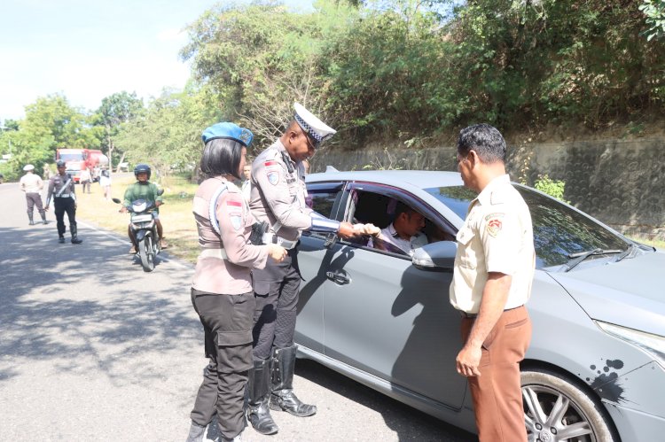 Wujudkan Sumba Timur Aman dan Tertib Berlalu Lintas, Polres Sumba Timur Gandeng Instansi Terkait dalam Operasi Patuh Turangga 2025