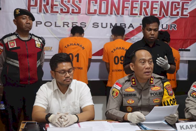 Tiga Tersangka Diamankan di Pantai Salura, Res Narkoba Polres Sumba Timur Temukan Sabu dalam Bekal