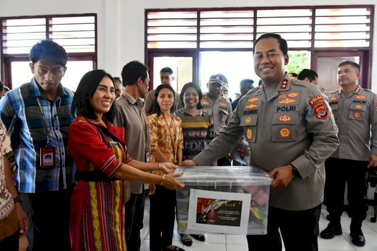Kapolda NTT Tebar Inspirasi di Sekolah Rakyat Menengah 19 Naibonat, Wujudkan Mimpi Indonesia Maju Bersama Prabowo