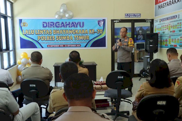 Tujuh Dekade Polantas, Momen Refleksi dan Harapan Baru di Polres Sumba Timur