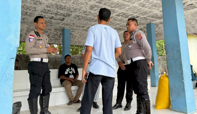 Satlantas Polres Sumba Timur Bersama Jasa Raharja Tingkatkan Kesadaran Keselamatan Transportasi Umum