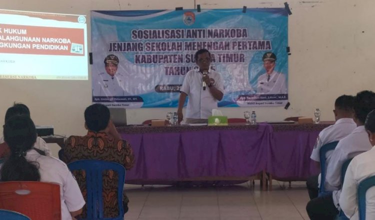 Bentengi Generasi Muda, Polres Sumba Timur Edukasi Bahaya Narkoba ke Guru Konseling