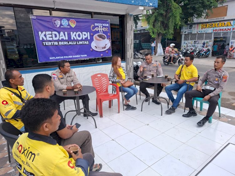 Polres Sumba Timur Kembangkan Inovasi Humanis “Kedai Kopi Tertib Berlalu Lintas