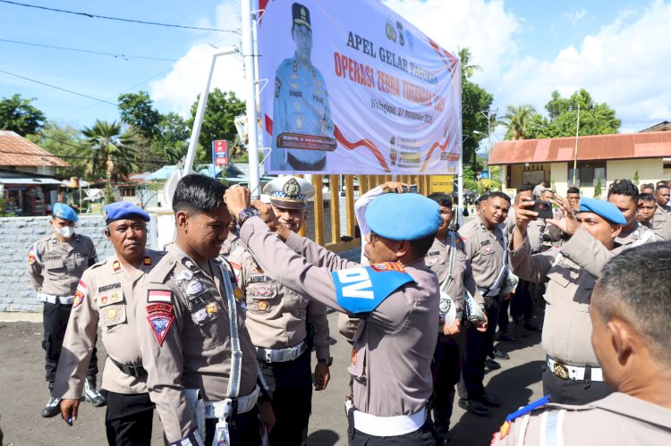 Bidpropam Polda NTT Gelar Ops Gaktibplin di Polres Sumba Timur