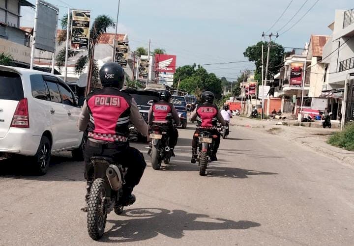 Cegah Gangguan Kamtibmas, Sat Samapta Polres Sumba Timur Gelar Patroli Dialogis