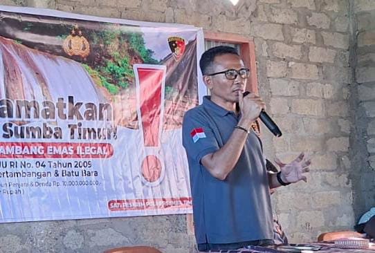 Polres Sumba Timur Himbau Warga Hentikan Pendulangan Emas Ilegal di Matawai La Pawu