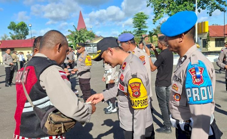 Wujudkan Personel yang Disiplin dan Profesional, Sipropam Polres Sumba Timur Gelar Gaktiblin