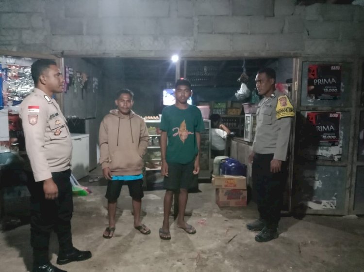 Gelar Patroli Dialogis Cipta Kondisi, Kapolres Sumba Timur Tekankan Pentingnya Sinergi Jaga Kamtibmas