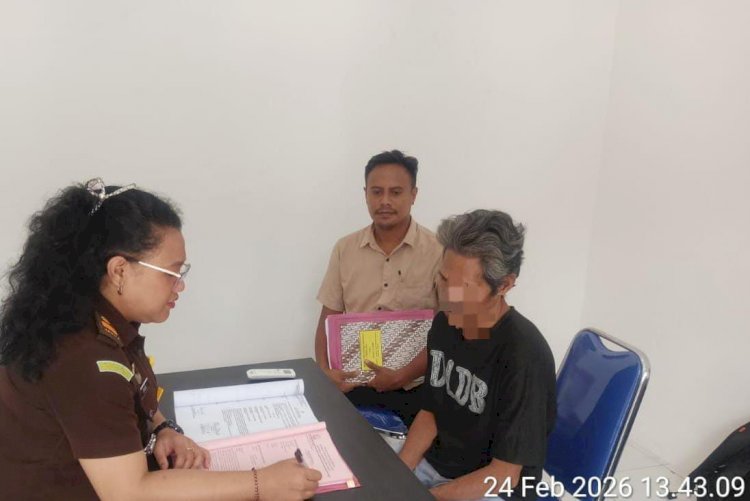 Berkas P21, Polsek Tabundung Limpahkan Tersangka Kasus Pembunuhan Karita ke Kejaksaan