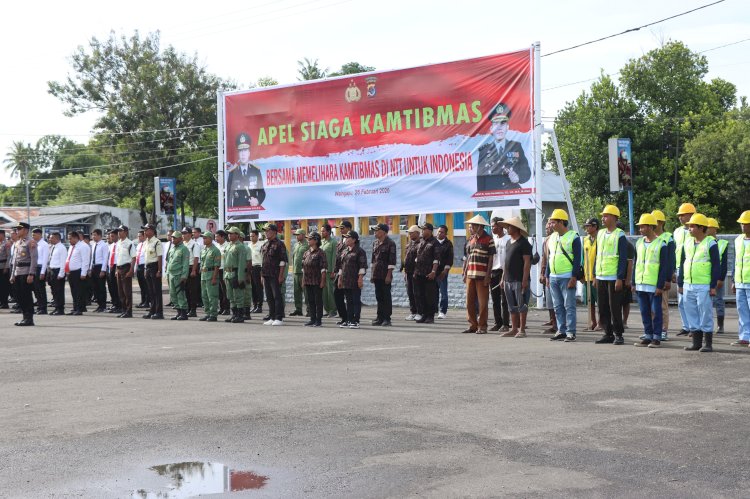 Polres Sumba Timur Gelar Apel Siaga Kamtibmas, Perkuat Sinergitas dan Komitmen Jaga Stabilitas Daerah