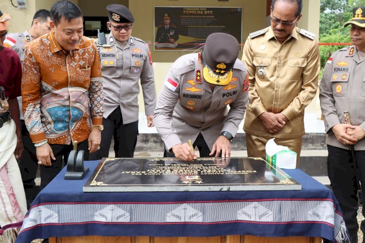 Kapolda NTT Resmikan Pospol Umbu Ratu Nggay Barat, Perkuat Pelayanan Kepolisian di Sumba Tengah