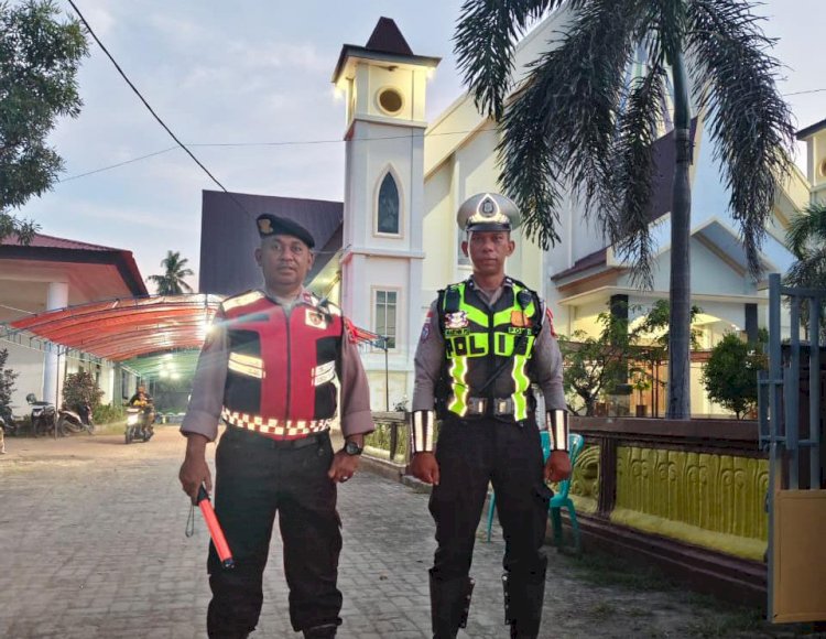 Polres Sumba Timur Jamin Keamanan Ibadah Kamis Putih di Operasi Semana Santa 2026