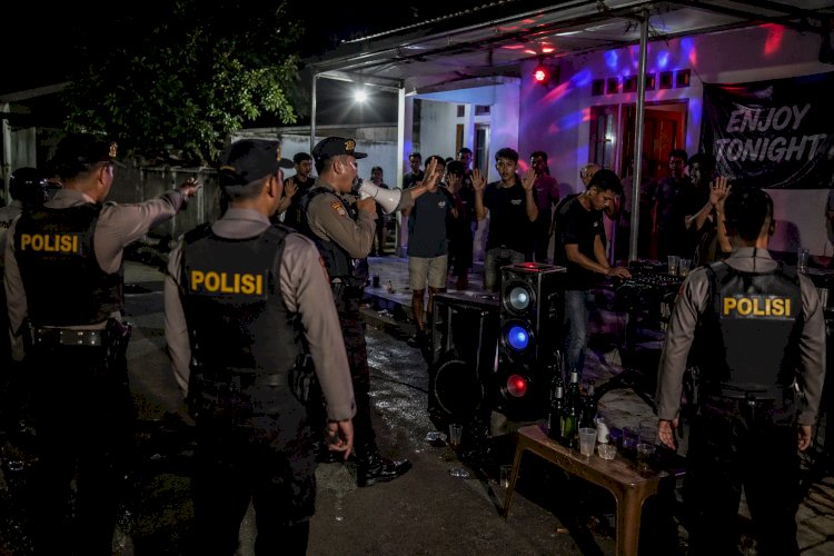 Respon Aduan Call Center 110, Polisi Tertibkan Musik Keras di Kambajawa