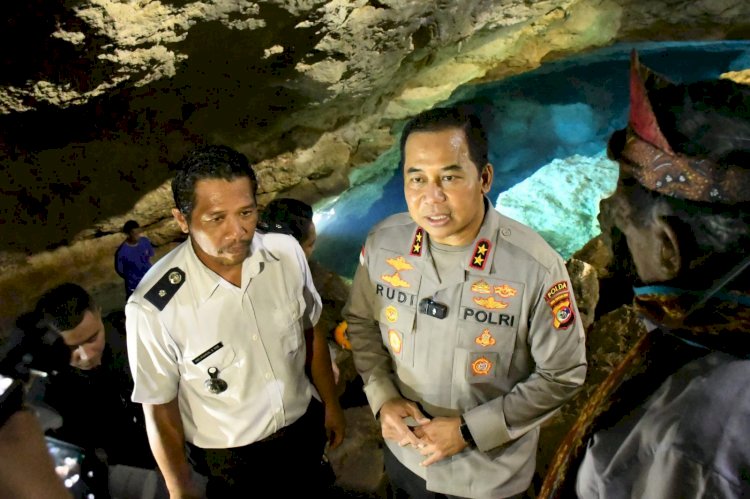 Kapolda NTT jalin silaturahmi dengan awak media, dorong promosi Wisata Gua Kristal dan beri dukungan pengembangan fasilitas