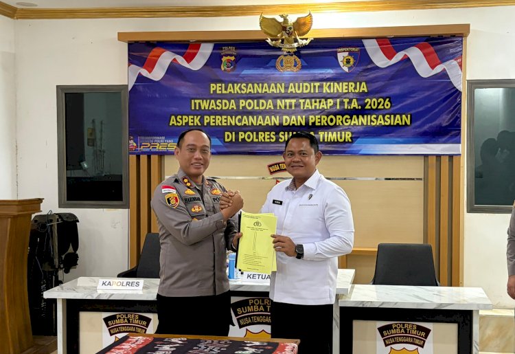 Itwasda Polda NTT Laksanakan Audit Kinerja Tahap I 2026 di Polres Sumba Timur
