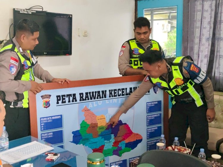 Petakan Blackspot dan Troublespot, Satlantas Sumba Timur Perkuat Strategi Tekan Lakalantas