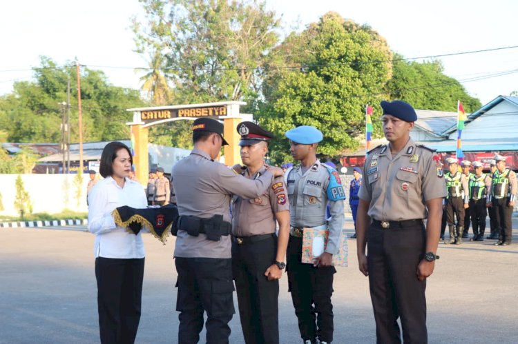 Korps Rapor Periode 1 Juli 2026, Kapolres Sumba Timur Ingatkan Tanggung Jawab Semakin Besar