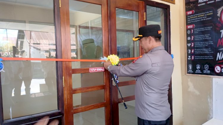 Kapolres Sumba Timur Resmikan Ruangan Baru Sat Resnarkoba, Tegaskan Komitmen Perangi Narkoba hingga ke Akar