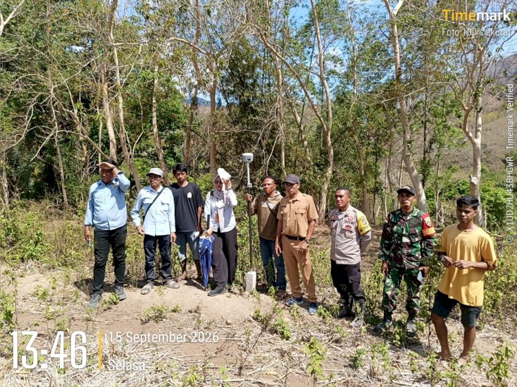 Bhabinkamtibmas Ingatkan Warga Katikuwai Cegah Karhutla di Musim Kemarau