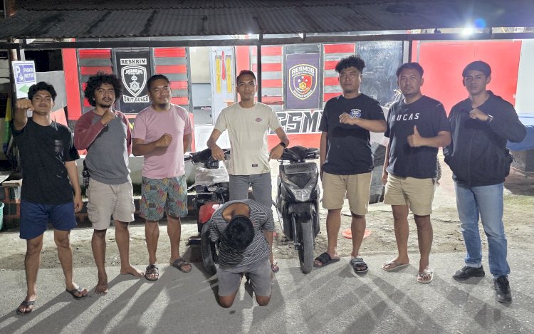 Sempat Melarikan Diri, A.U. Terduga Pelaku Curanmor Berhasil Diamankan di Kanatang