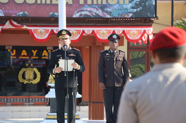 Peringati Hari Kesaktian Pancasila, Kapolres Sumba Timur Tekankan Pengamalan Pancasila