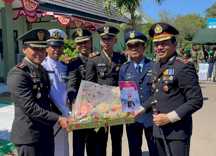 HUT ke-81 TNI, Kapolres Sumba Timur Perkuat Sinergitas TNI-Polri