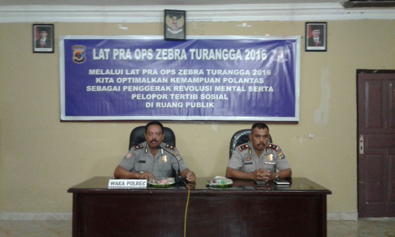 Jelang Ops Zebra Turangga 2016, Polres Sumba Timur Laksanakan Lat. Pra Ops