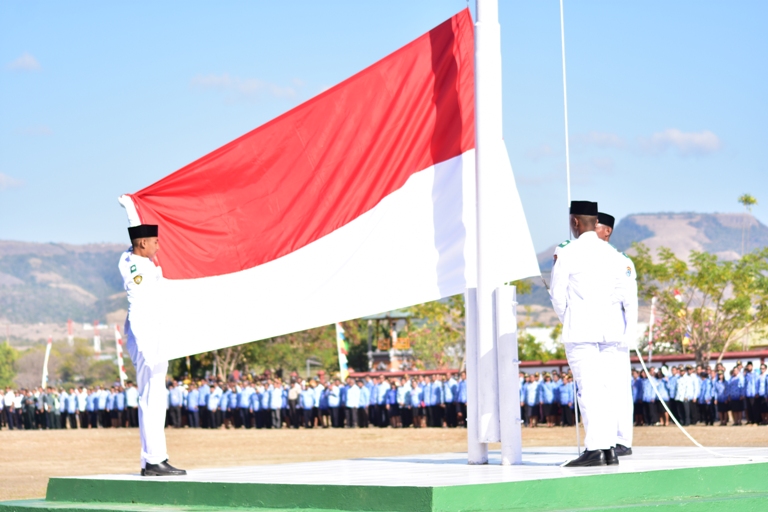 Upacara Peringatan Hari Kemerdekaan Republik Indonesia ke-73 di Kabupaten Sumba Timur