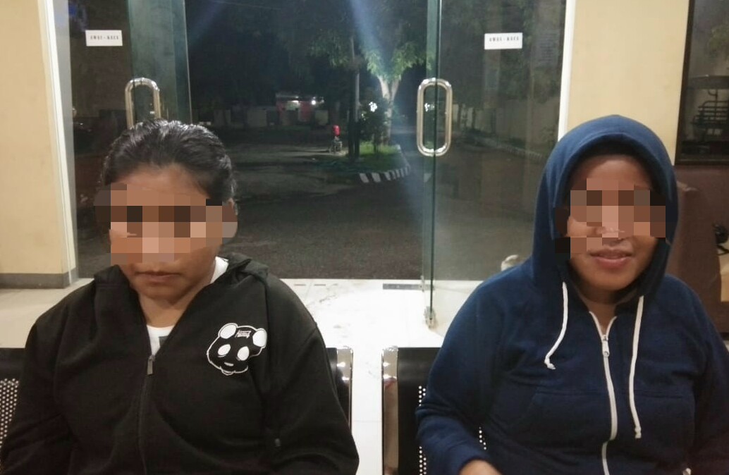 Mencuri Handphone dan Pakaian,  2 Remaja Perempuan Diamankan Bhabinkamtibmas Kambajawa